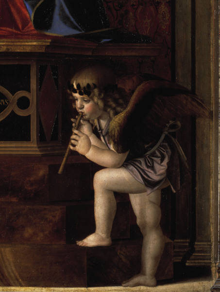 Giovanni Bellini, Musizierender Engel von Giovanni Bellini