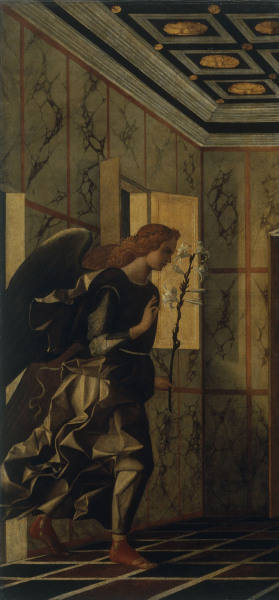 Giov.Bellini, Engel der Verkuendigung von Giovanni Bellini
