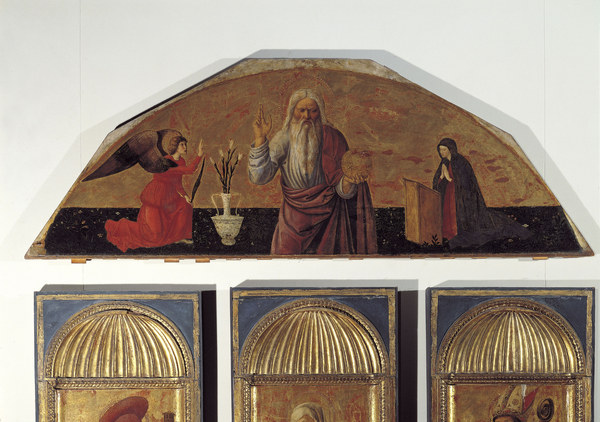 Gottvater mit Verkündigung von Giovanni Bellini