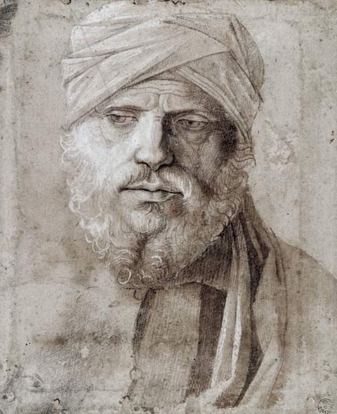 Mann mit Turban von Giovanni Bellini