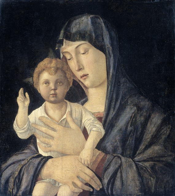 Maria mit segnendem Kind von Giovanni Bellini