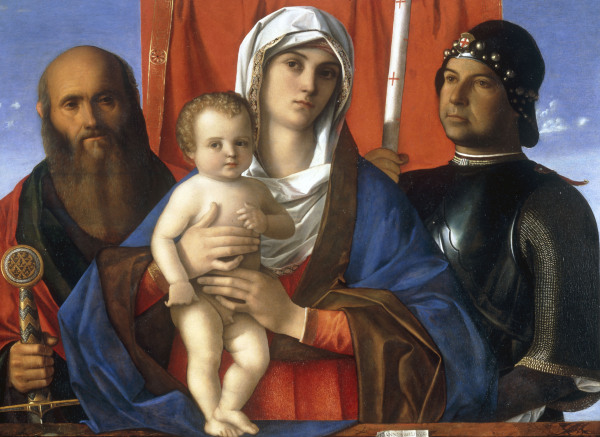 Maria mit Kind,  Paulus, Georg von Giovanni Bellini