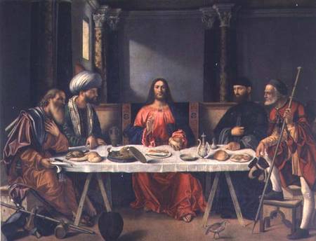 The Supper at Emmaus von Giovanni Bellini