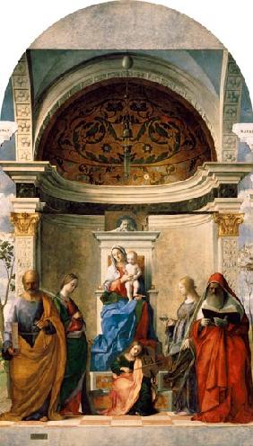Giovanni Bellini, Madonna S.Zaccaria 1505