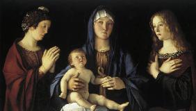 Giovanni Bellini, Maria m.Kind u.Heilige