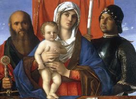 Maria mit Kind,  Paulus, Georg