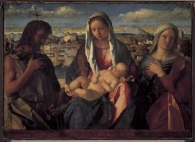 Maria mit Kind u.Heiligen
