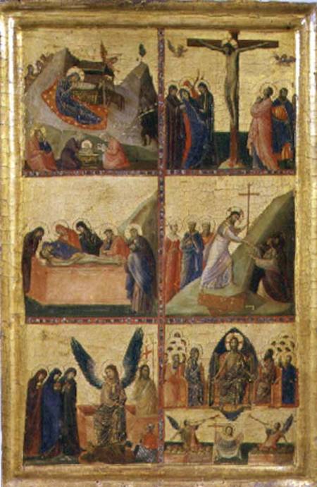 Scenes from the Passion (panel) von Giovanni  da Rimini