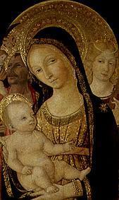 Madonna mit Kind und den hll. Katharina und Christophorus.