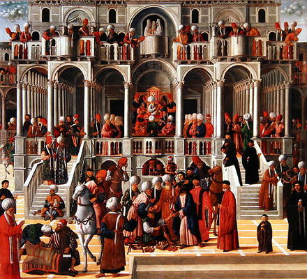 Saint Mark Heals Aniano (oil on canvas) von Giovanni di Niccolo Mansueti