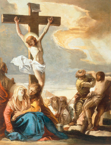 Christi Tod am Kreuz von Giovanni Domenico Tiepolo