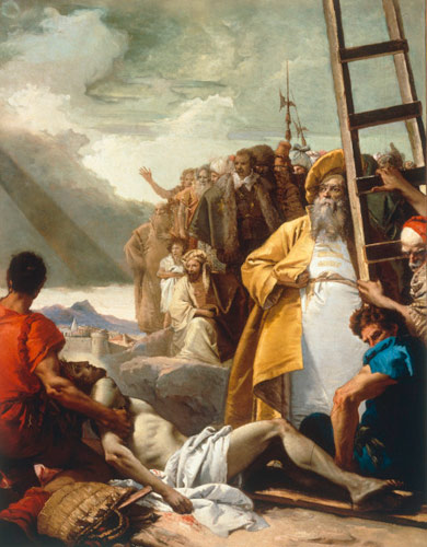 Die Kreuznagelung Christi von Giovanni Domenico Tiepolo