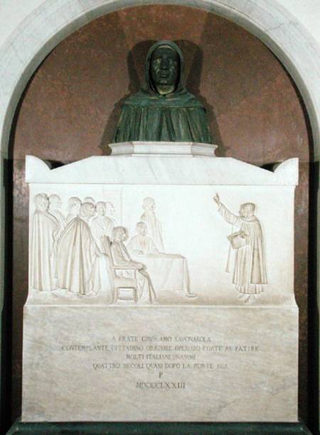 Monument to Girolamo Savonarola (1452-98) von Giovanni Dupre