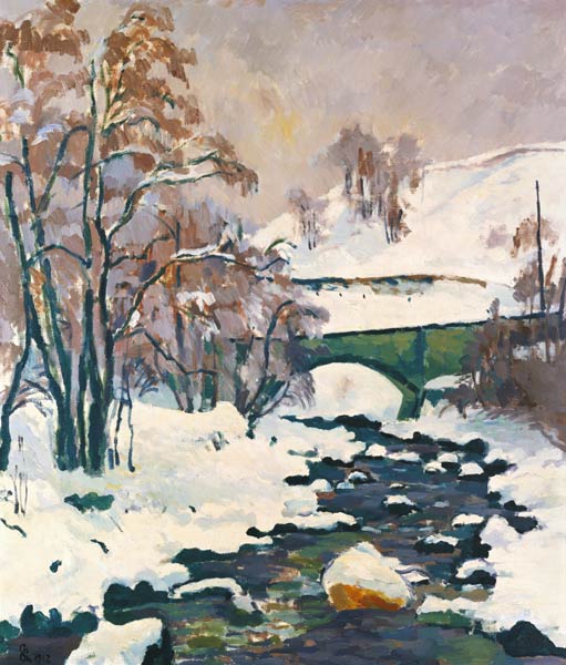 Winter in Stampa von Giovanni Giacometti