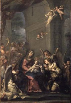 Mystic Marriage of St. Catherine 1716