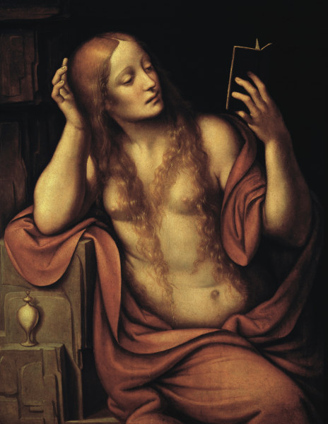 Giampietrino / Repentant Mary Magdalene von Giovanni Pedrini Giampietrino