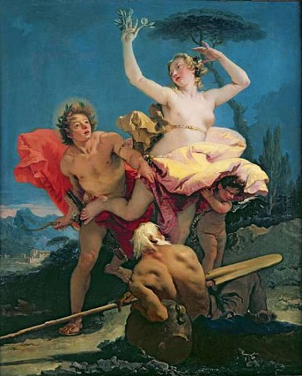 Apollo and Daphne, c.1743-44 von Giovanni Battista (Giambattista) Tiepolo