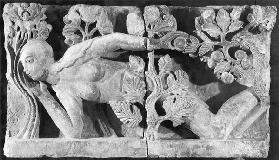 Eve, fragment of the lintel from the portal of the Cathedral of St. Lazare c.1135-40