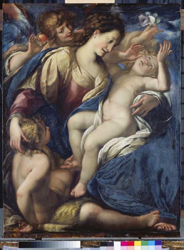 Maria mit dem Jesus- und Johannesknaben. von Giulio Cesare Procaccini