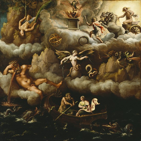 An Allegory of Immortality von Giulio Romano