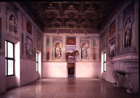 View of the Sala dei Cavalli von Giulio Romano