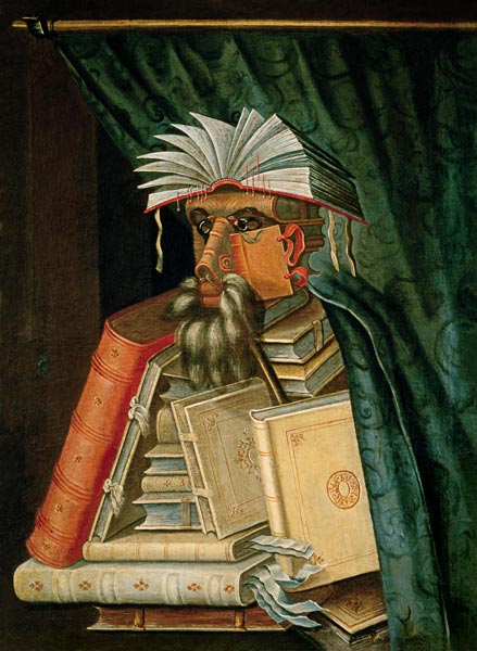 Der Bibliothekar von Giuseppe Arcimboldo