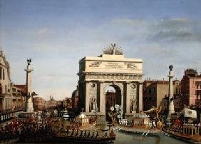 Entry of Napoleon I (1769-1821) into Venice 1807