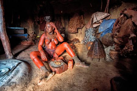 Himba-Frau
