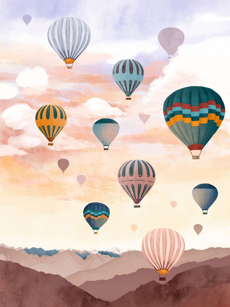 Luftballonhimmel von Goed Blauw
