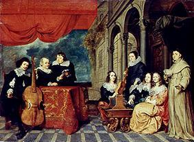 Die Familie James van Eyck. von Gonzales Coques