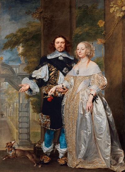 Bildnis eines Ehepaares im Park 1662