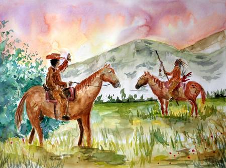 Cowboy trifft amerikanischen Ureinwohner 2022
