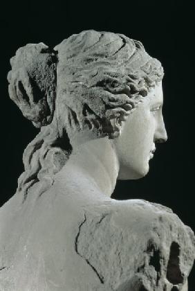Venus de Milo, detail of the back of the head, Hellenistic period c.100 BC
