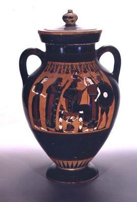 Attic black-figure amphora depicting the Birth of Athena (pottery) 18th