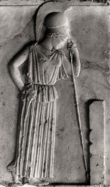 Relief of the Mourning Athena von Greek School