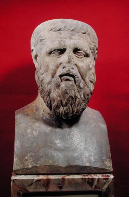 Bust of Plato (c.427-347 BC) copy of a 4th century BC original von Greek School