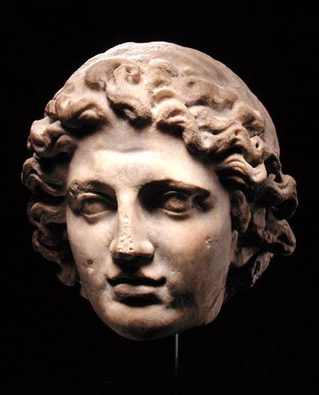 Colossal Head of Alexander the Great (356-323 BC) von Greek School