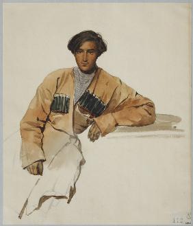 Porträt von Christofor Dmitriewitsch Sanikidse 1841
