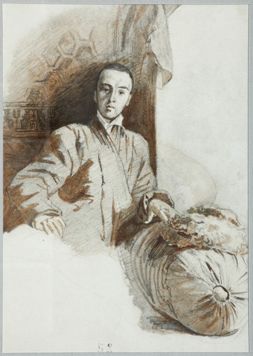 Porträt von Fürst Alexander Illarionowitsch Wassiltschikow (1818-1881) von Grigori Grigorevich Gagarin
