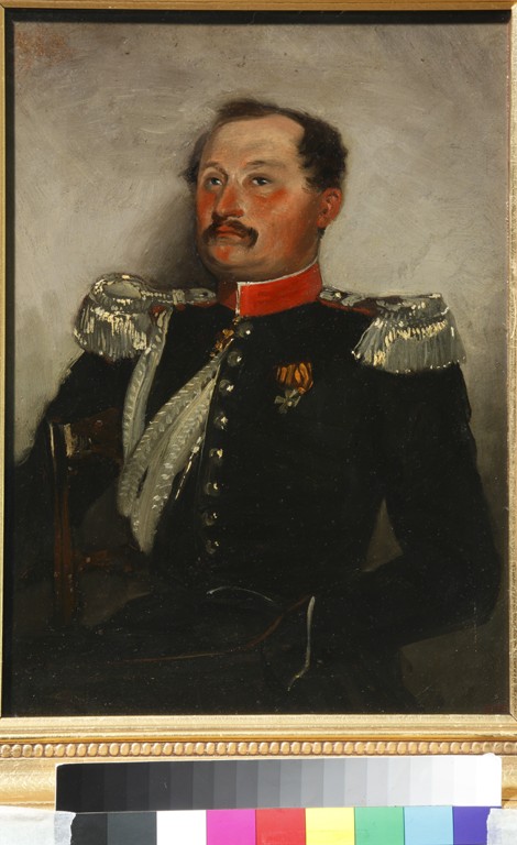 Porträt von Nikolai Petrowitsch Koljubakin (1811-1868) von Grigori Grigorevich Gagarin