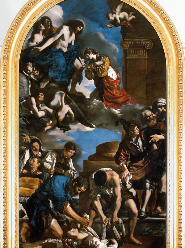 Burial of St. Petronilla von Guercino (eigentl. Giovanni Francesco Barbieri)