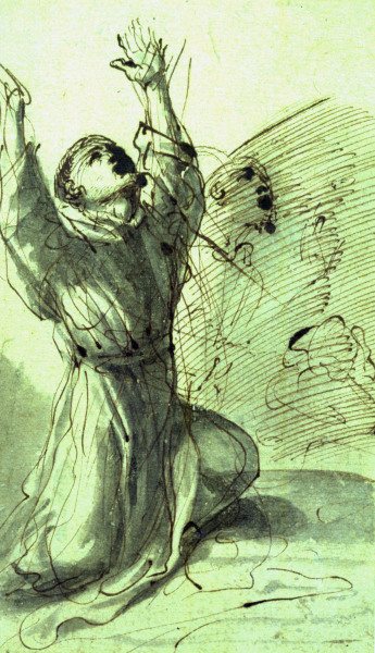 Guercino / St. Francis von Guercino (eigentl. Giovanni Francesco Barbieri)