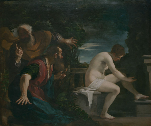 Guercino / Susannah and the Elders von Guercino (eigentl. Giovanni Francesco Barbieri)