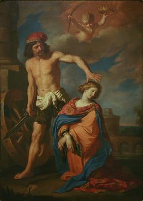 Guercino / Martyrdom of St. Catherine