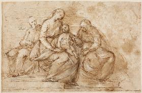 Madonna mit Kind und den Heiligen Anna und Joseph
