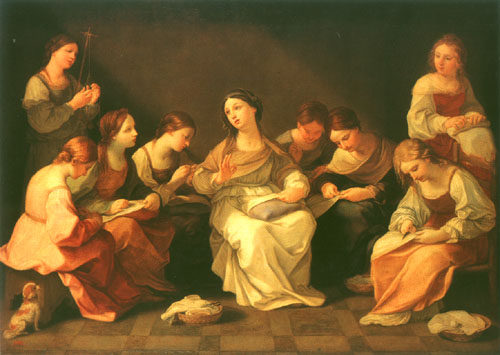 Die Jugend der Jungfrau Maria von Guido Reni