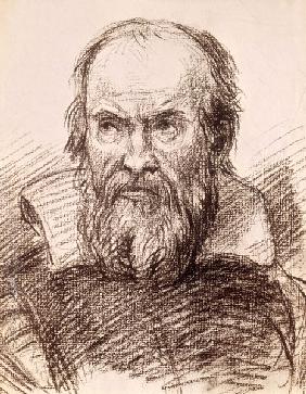 Galilei / Portrait / Drawing / Reni