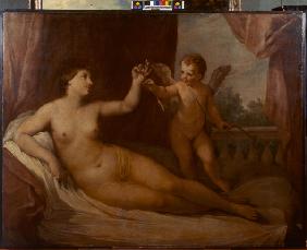 Guido Reni / Venus and Cupid c. 1639