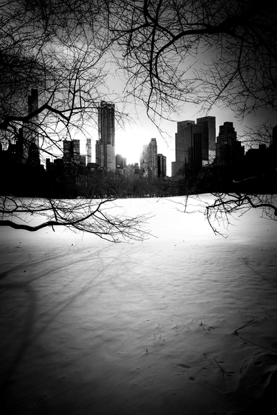 New York City Winter Skyline N¬∫2 von Guilherme Pontes