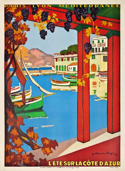 Summer on the Cote d'Azur von Guillaume Georges Roger